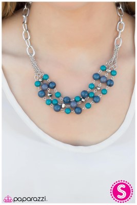 Blue Infinity - Paparazzi necklace