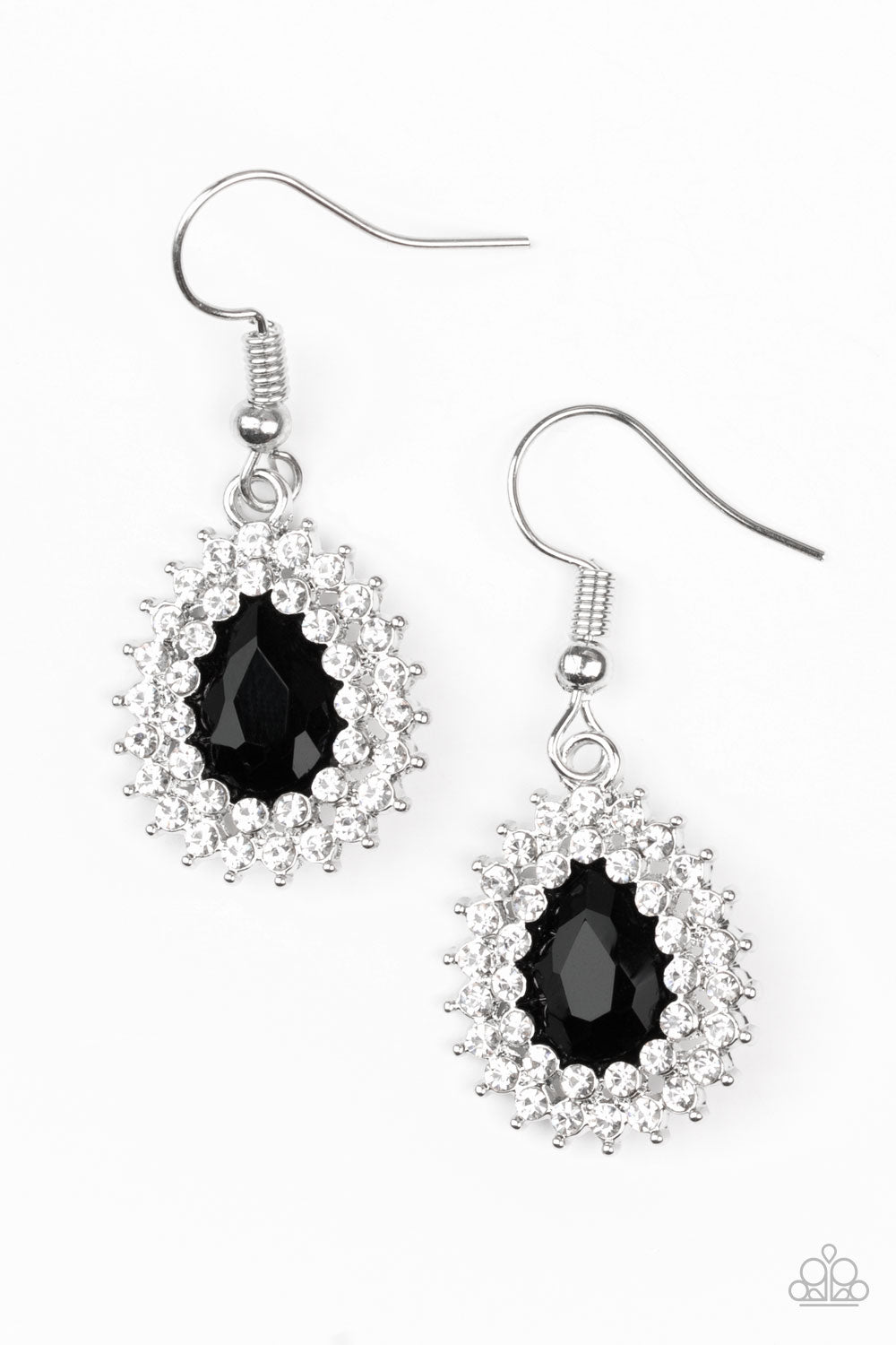 Star Crossed Starlet - black - Paparazzi earrings