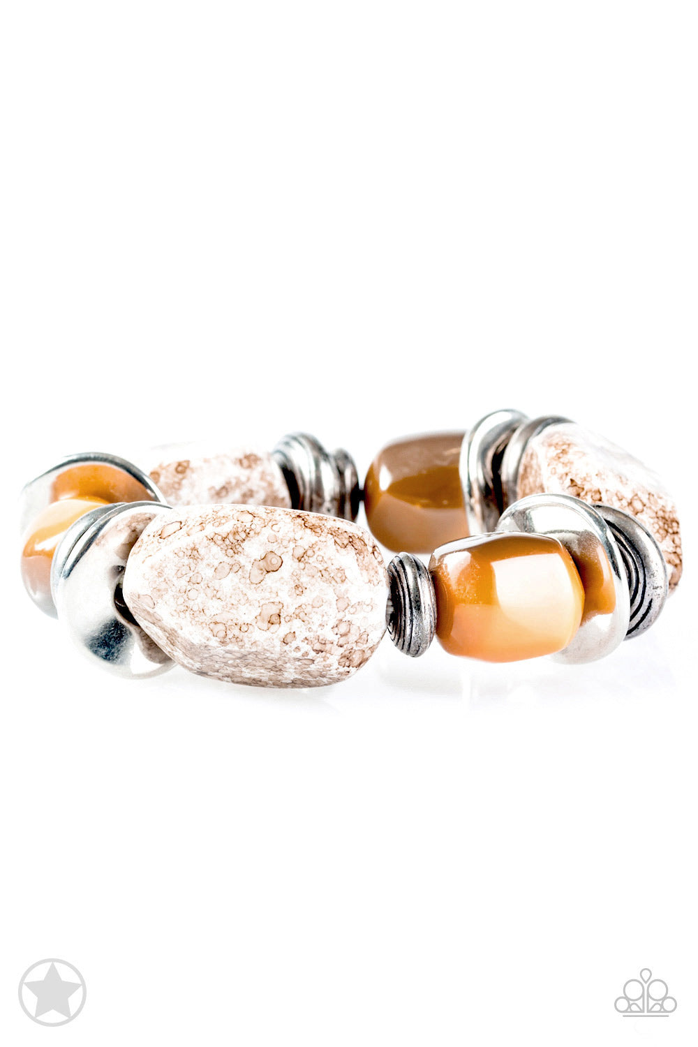 Glaze of Glory - peach - Paparazzi bracelet