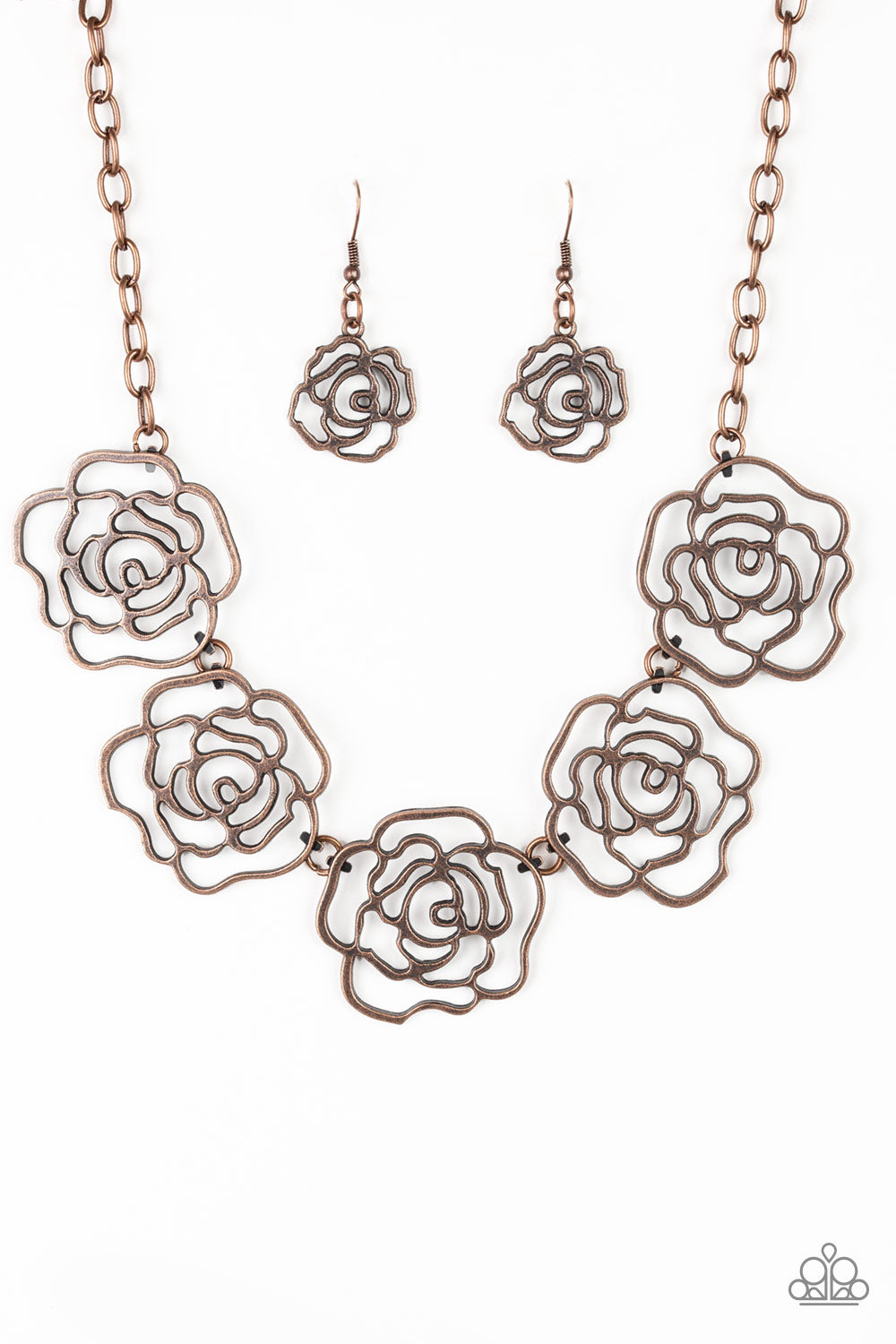 Budding Beauty - copper - Paparazzi necklace