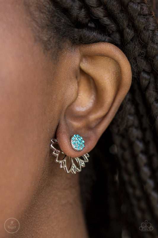 A Fan Fave - blue - Paparazzi earrings