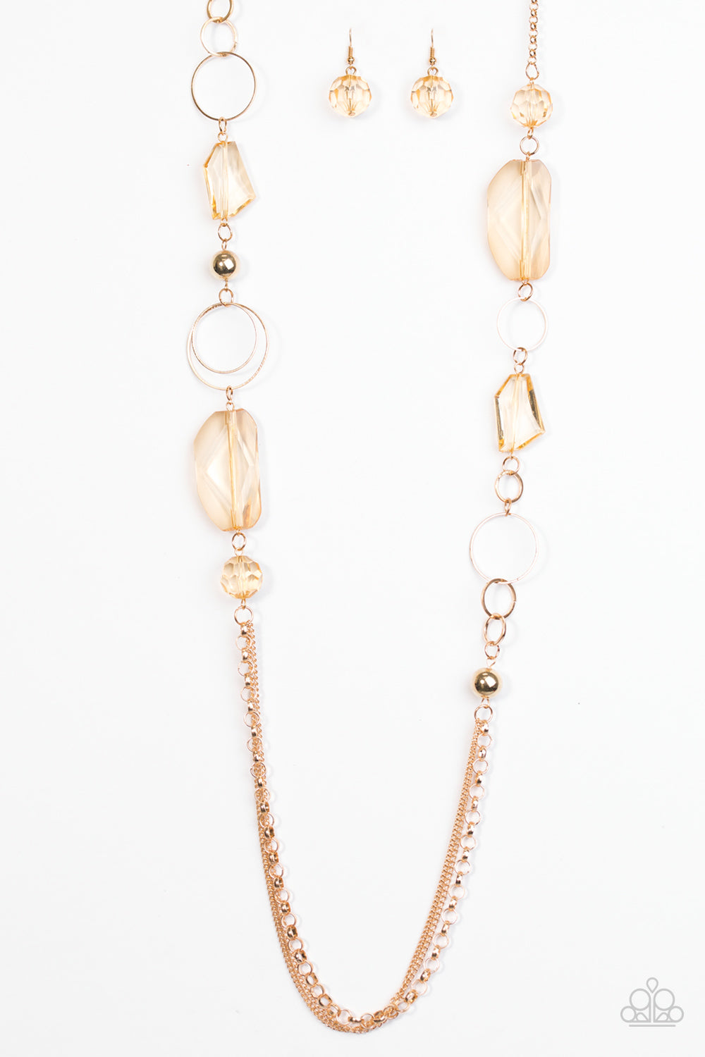 A JEWEL In The Rough - Gold - Paparazzi necklace