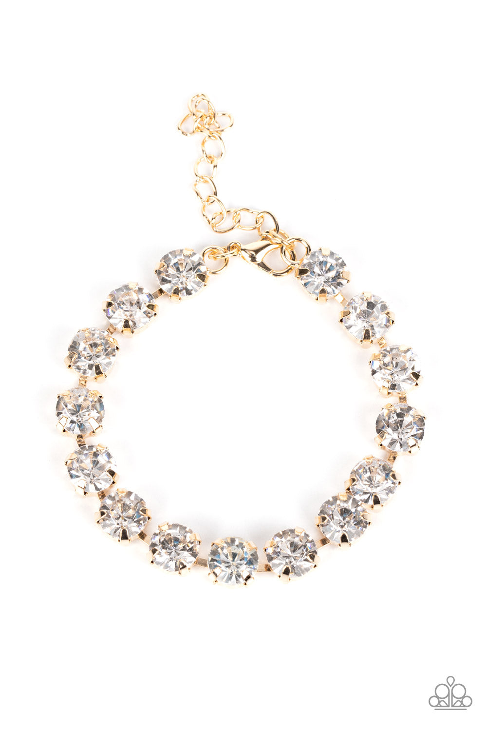 A-Lister Afterglow - gold - Paparazzi bracelet
