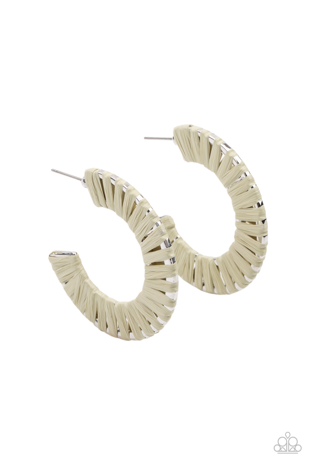 A Chance of RAINBOWS - green - Paparazzi earrings