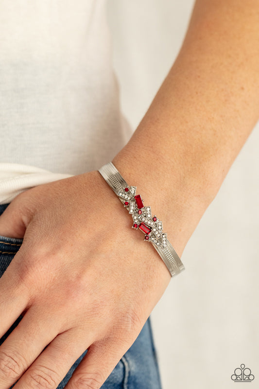 A Chic Clique - red - Paparazzi bracelet