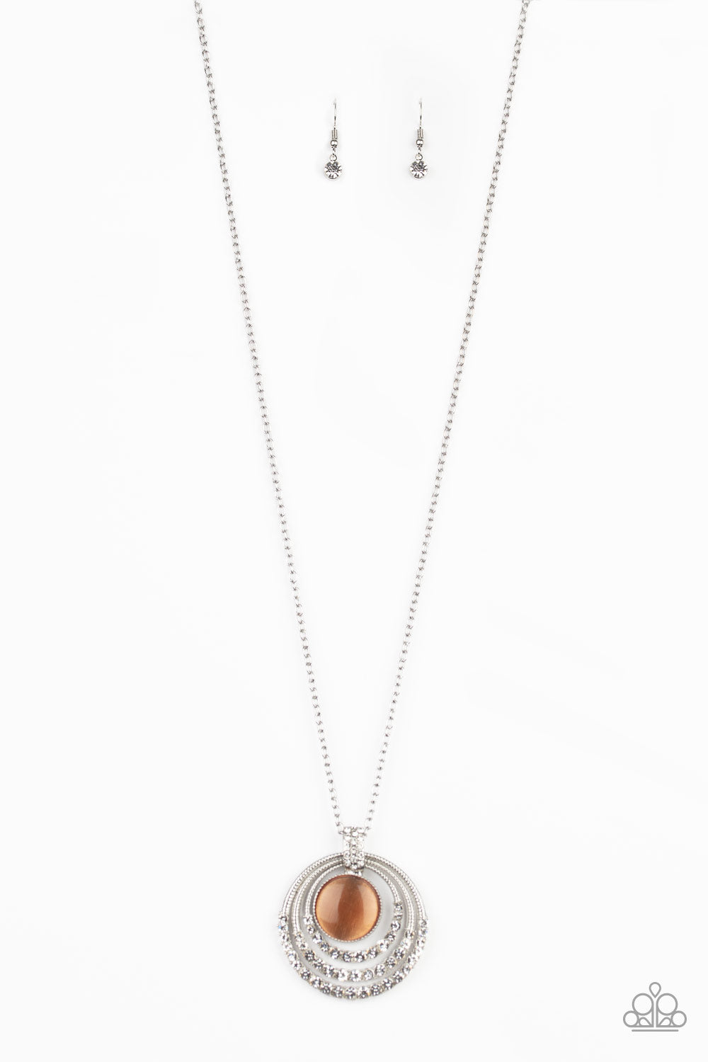 A Diamond A Day - orange - Paparazzi necklace