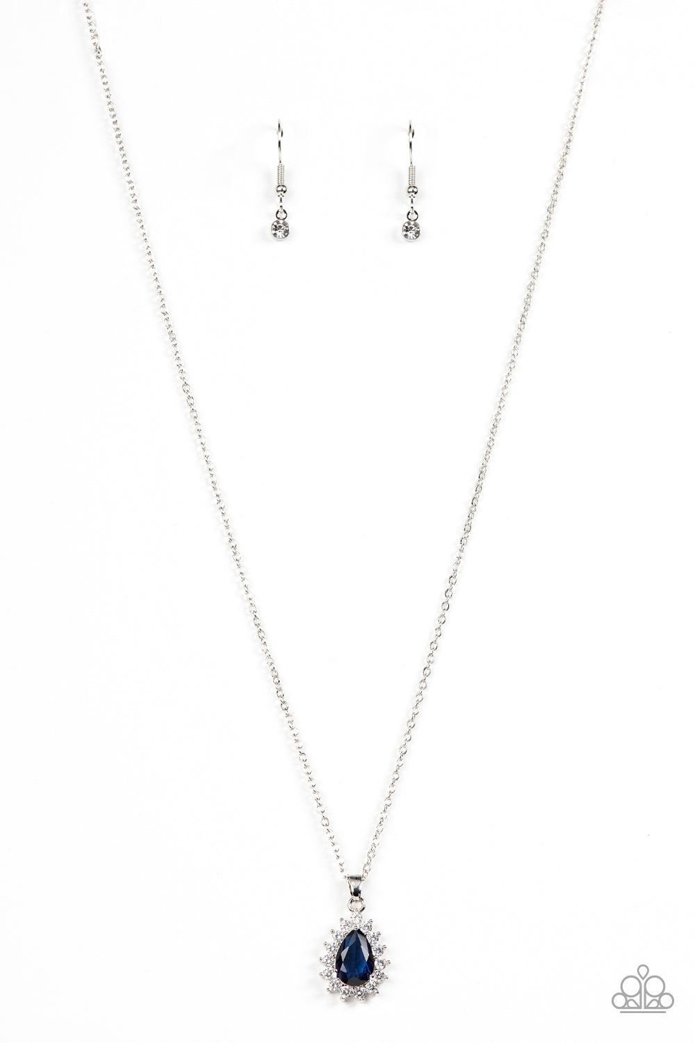 A Guiding SOCIALITE - blue - Paparazzi necklace