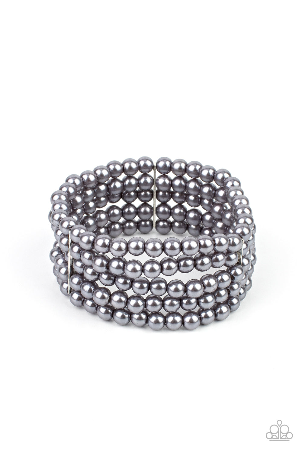 A Pearly Affair - silver - Paparazzi bracelet
