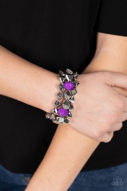A Perfect TENACIOUS - purple - Paparazzi bracelet