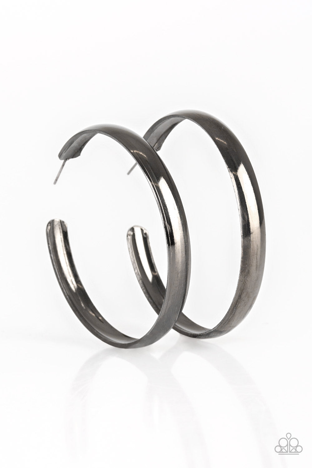 A Double Feature - black - Paparazzi earrings