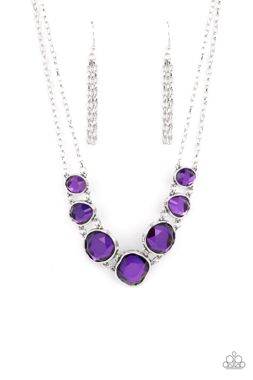 Absolute Admiration - purple - Paparazzi necklace