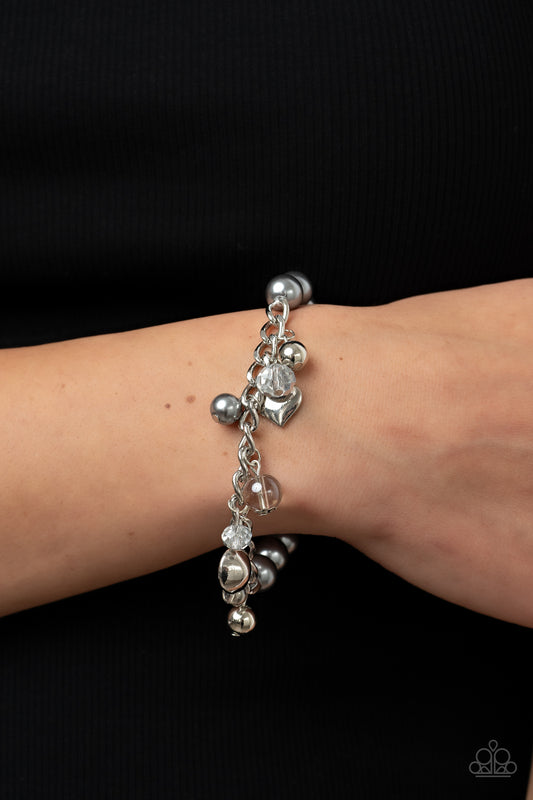 Adorningly Admirable - silver - Paparazzi bracelet