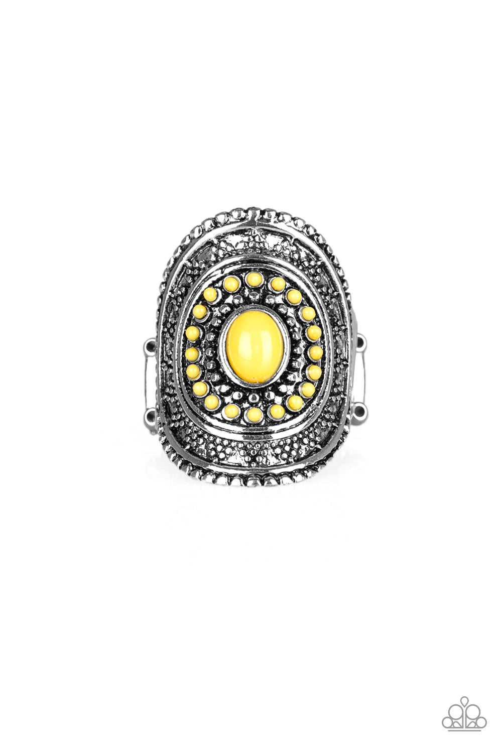 Adventure Venture - yellow - Paparazzi ring