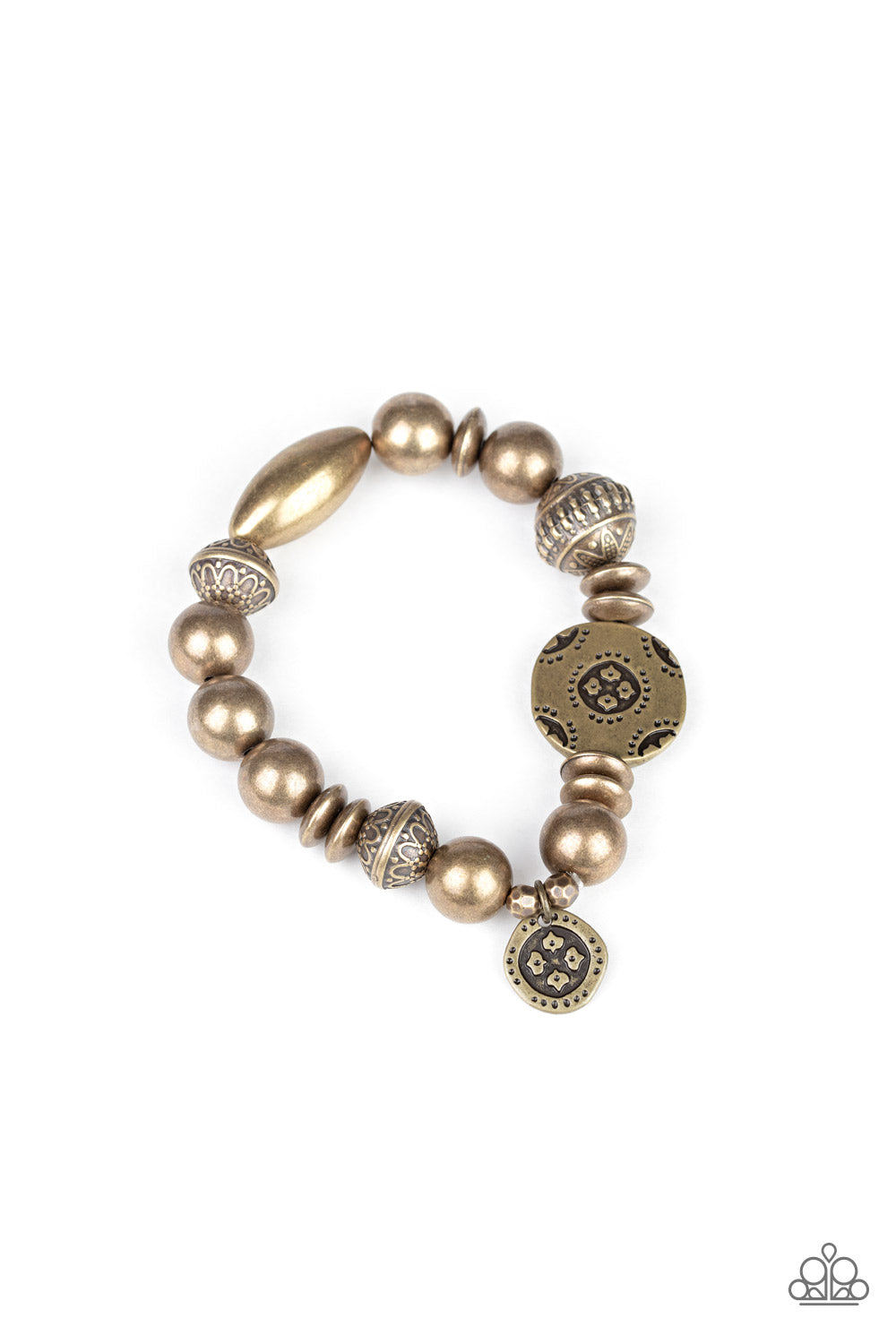 Aesthetic Appeal - brass - Paparazzi bracelet