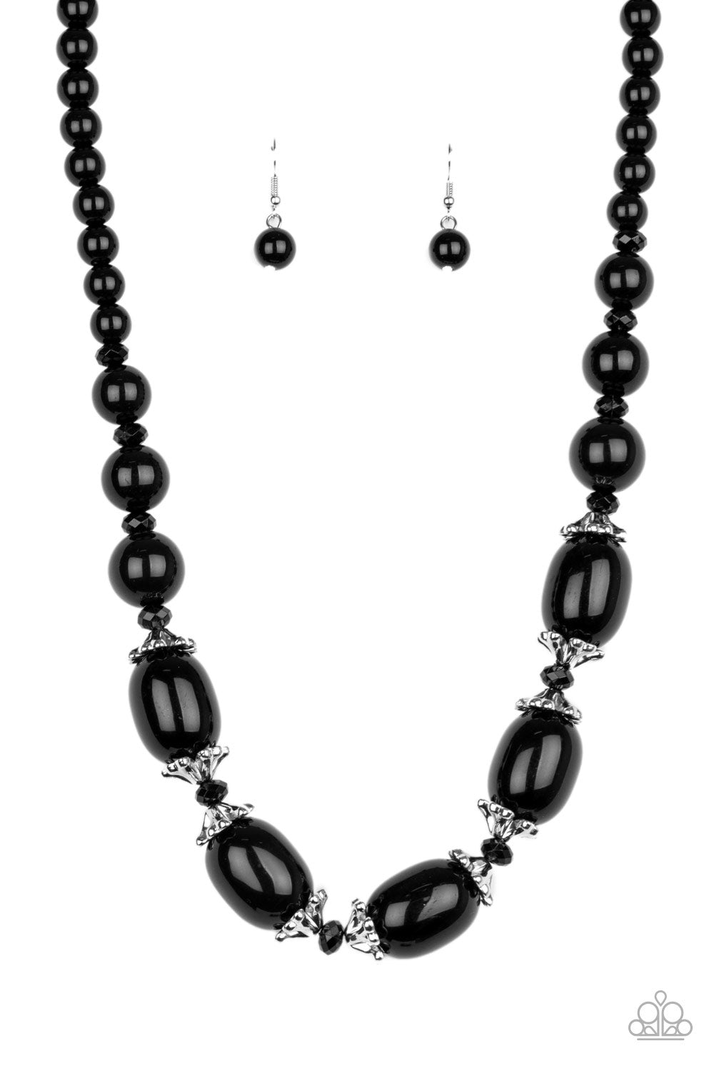 After Party Posh - black - Paparazzi necklace