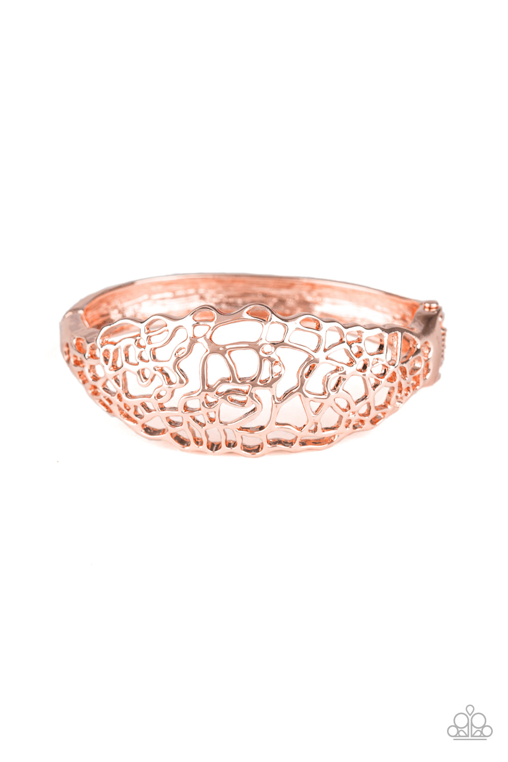 Airy Asymmetry - rose gold - Paparazzi bracelet