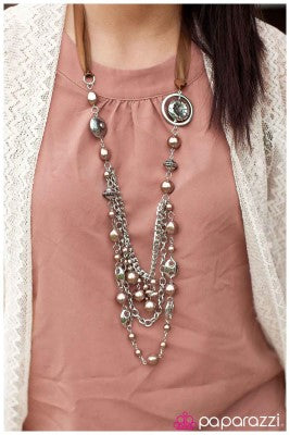 All The Trimmings - Brown - Paparazzi necklace