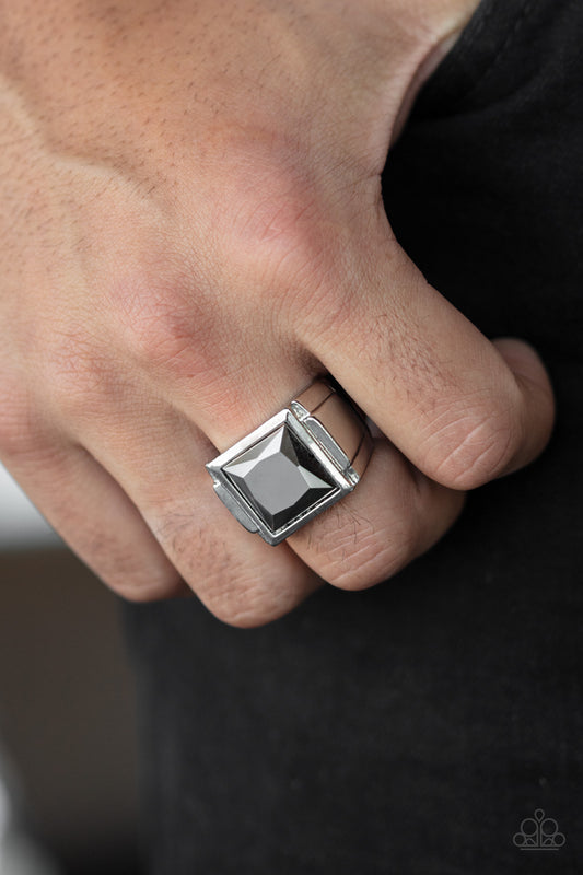 All About The Benjamins - silver - Paparazzi MENS ring
