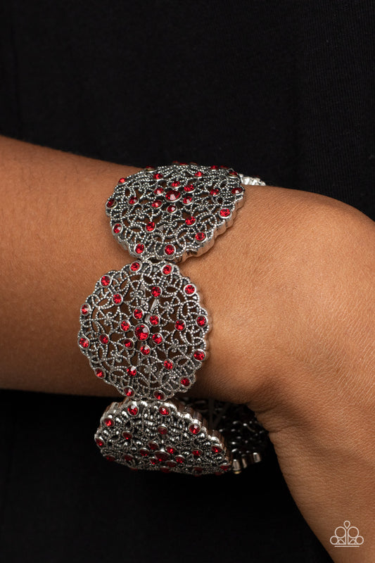All in the Details - red - Paparazzi bracelet