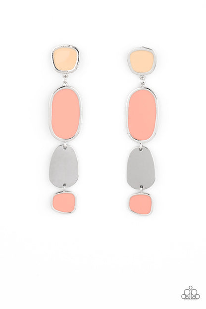 All Out Allure - orange - Paparazzi earrings