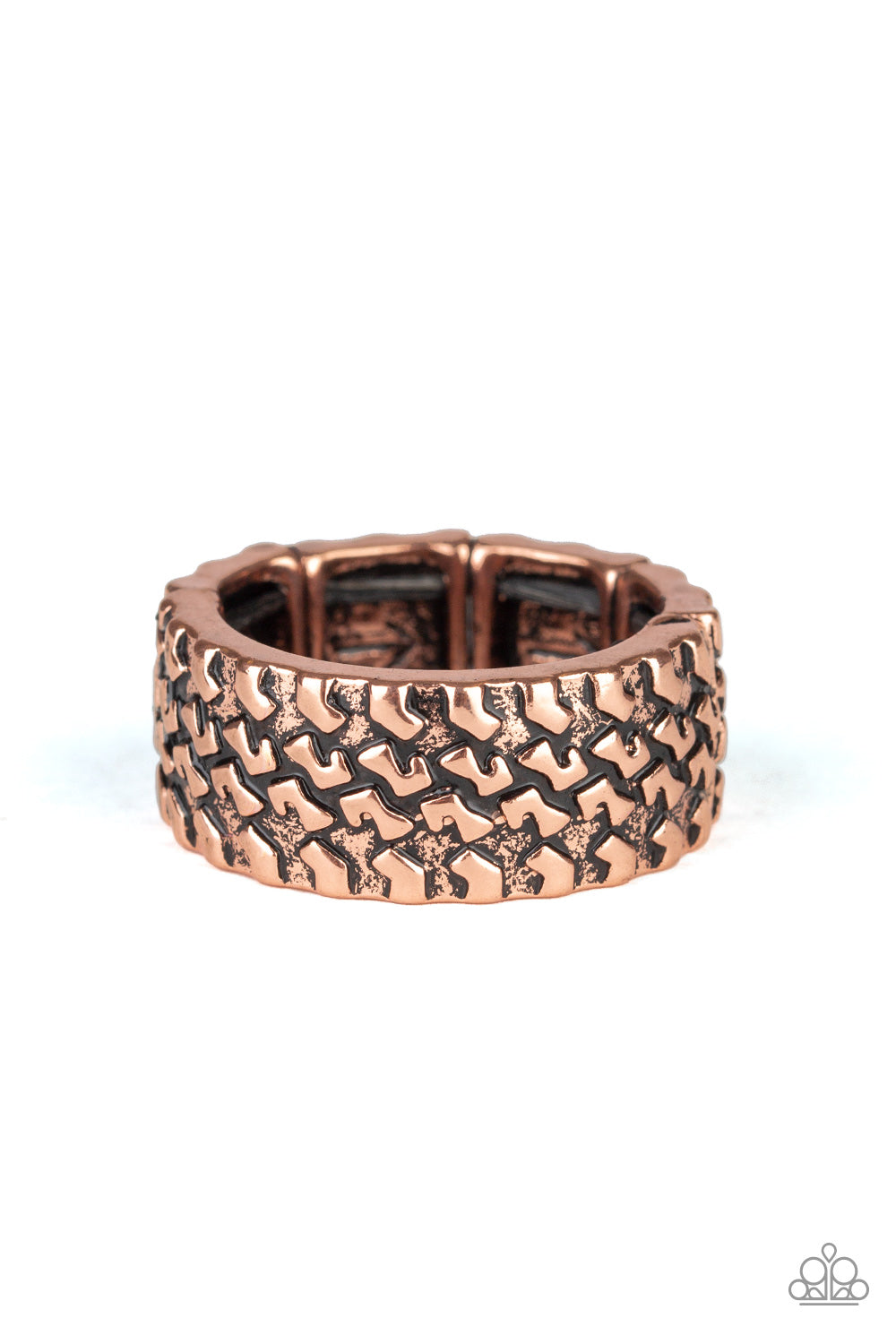 All Wheel Drive - copper - Paparazzi MENS ring