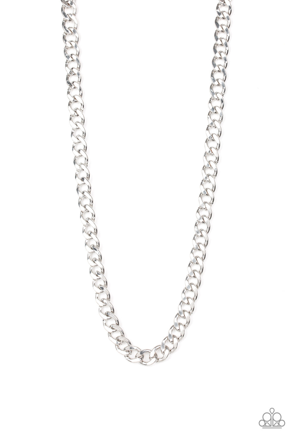 Alpha - silver - Paparazzi mens necklace