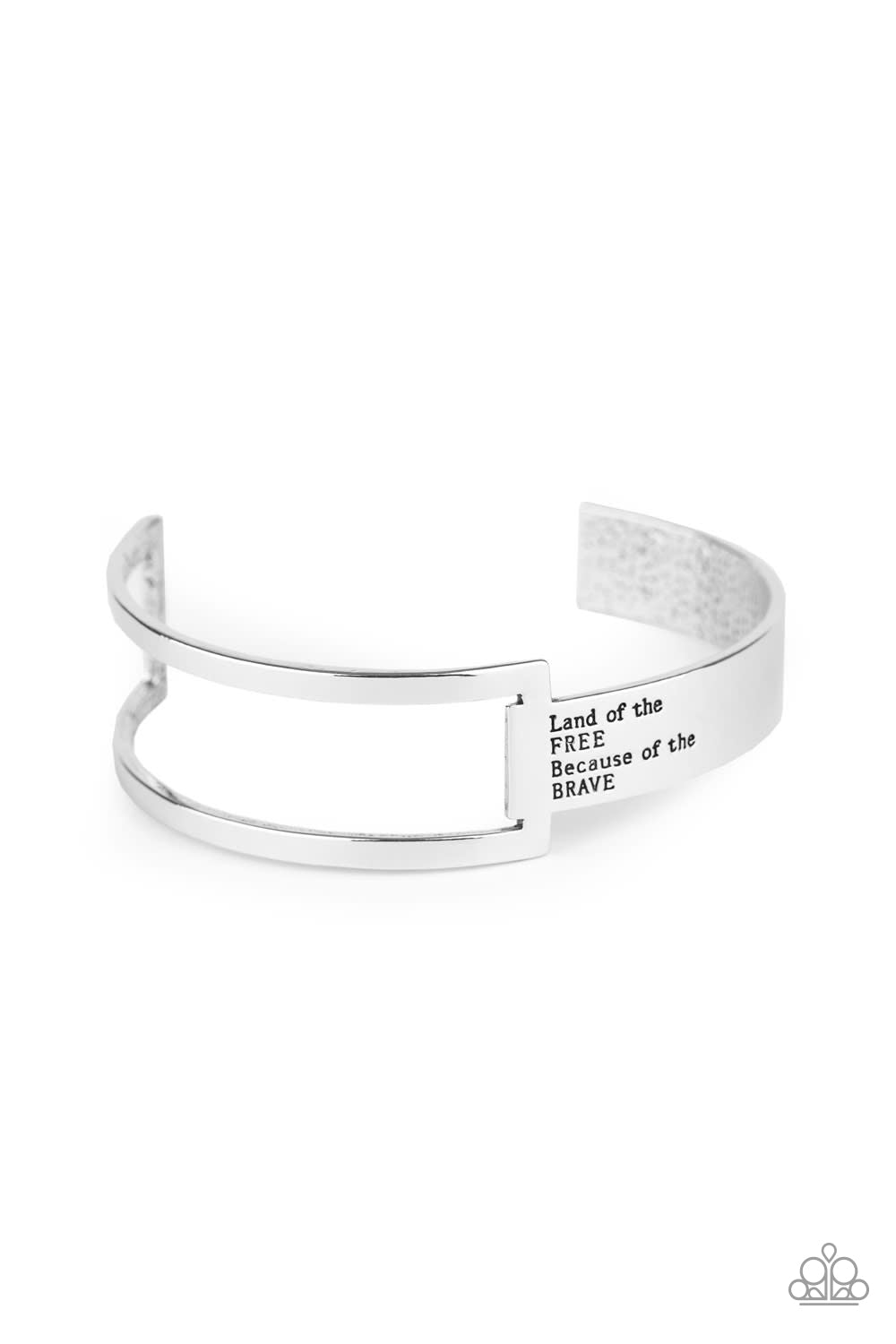 America the Brave - silver - Paparazzi bracelet