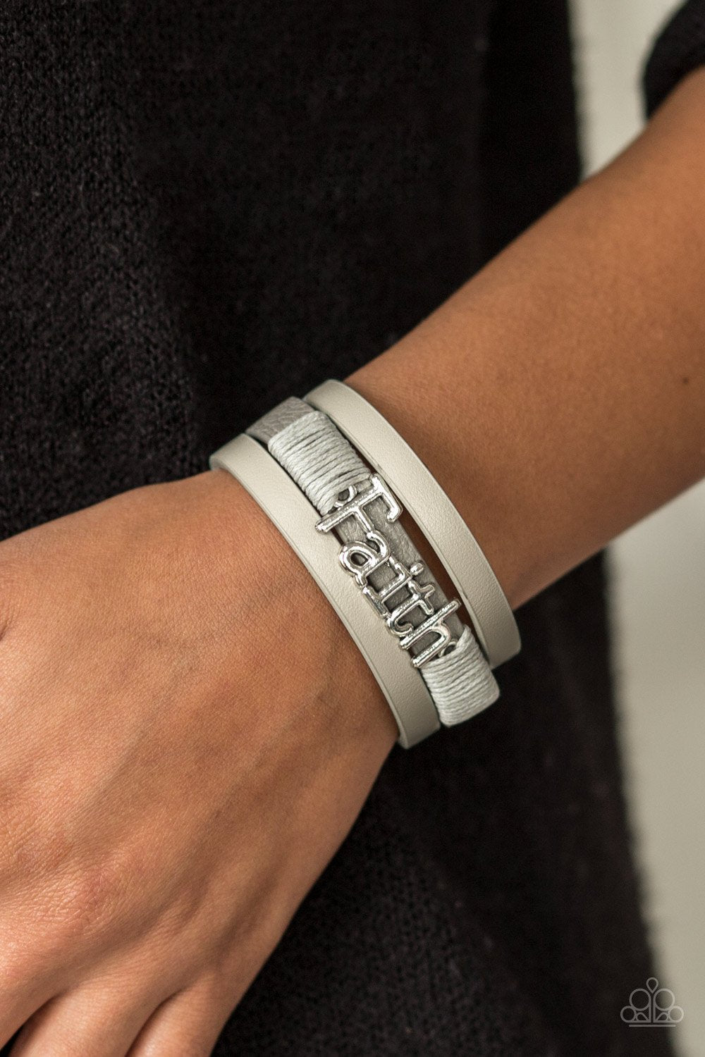 An Act of Faith - silver - Paparazzi bracelet