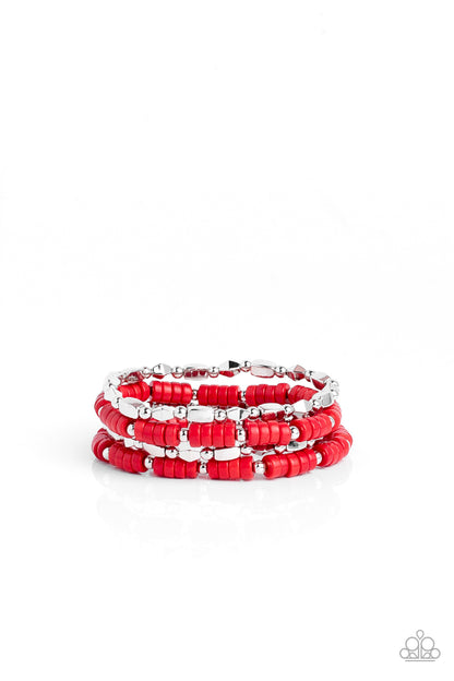 Anasazi Apothecary - red - Paparazzi bracelet
