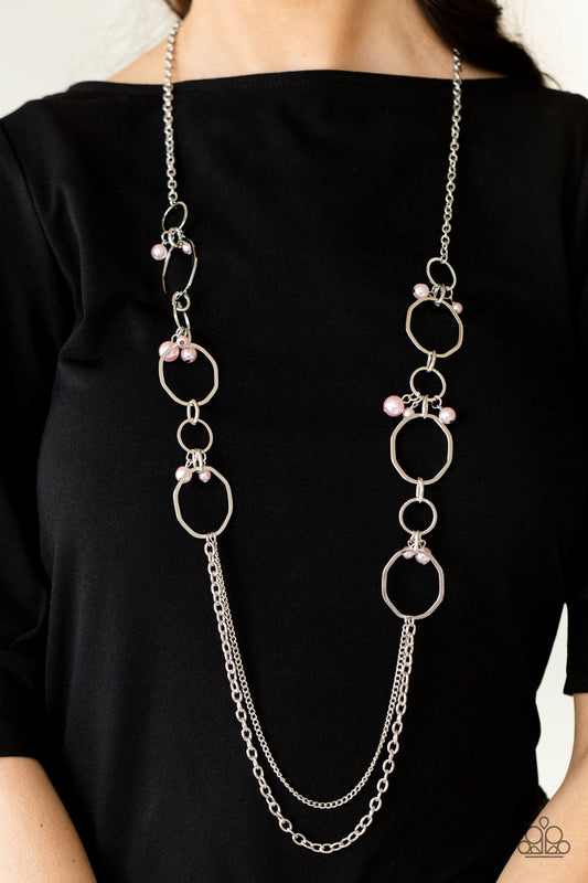 Ante UPSCALE​ - pink - Paparazzi necklace