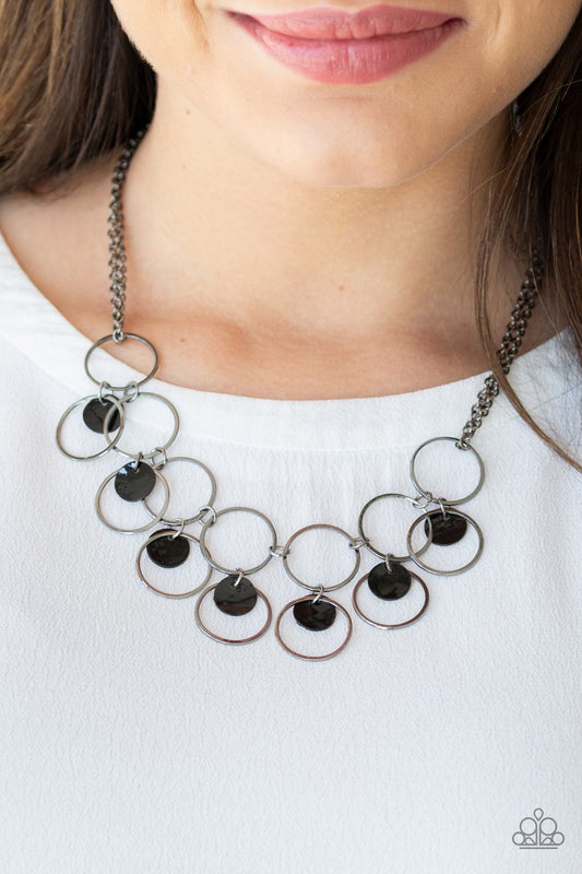 Ask and You SHELL Receive-black-Paparazzi necklace