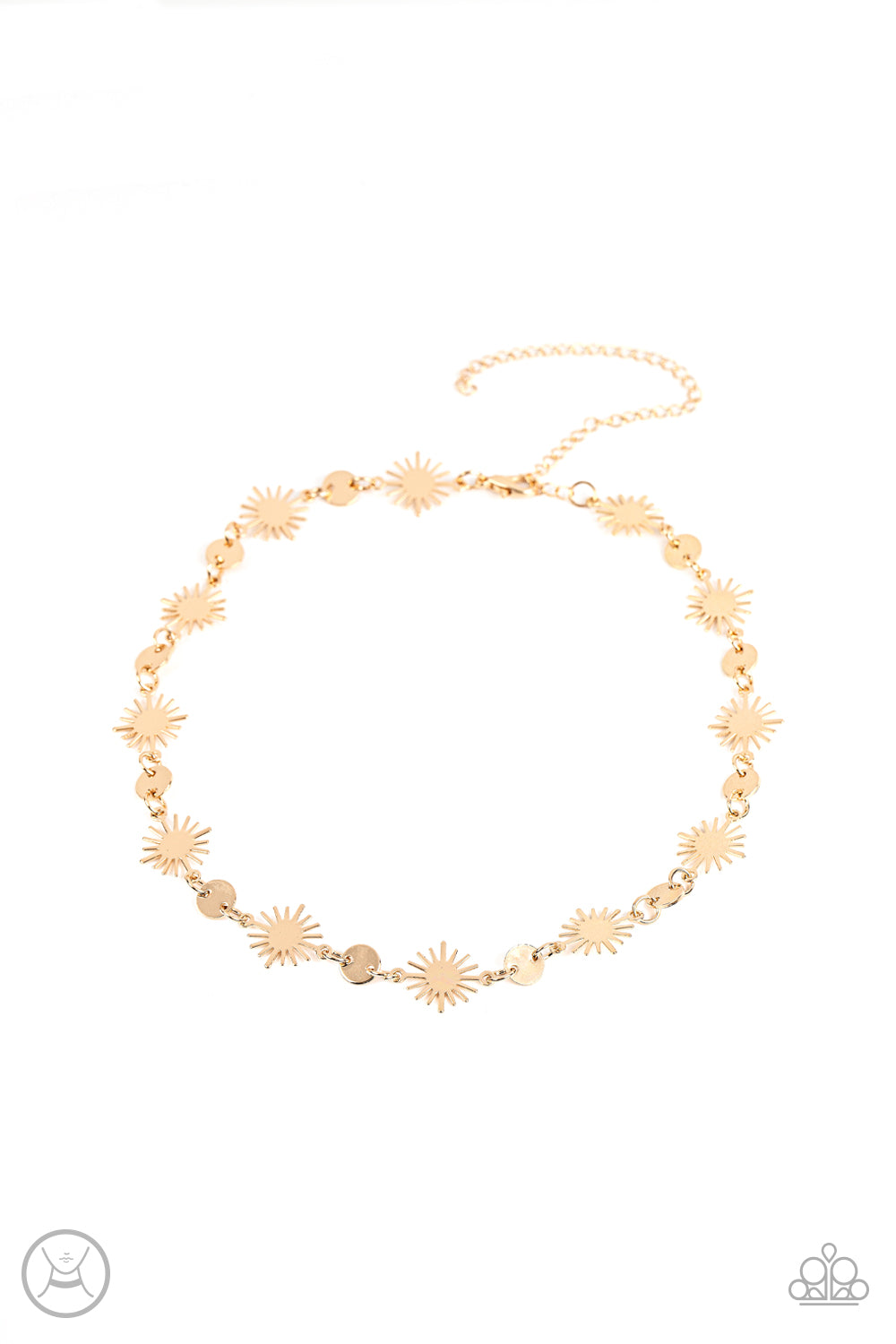 Astro Goddess - gold - Paparazzi necklace