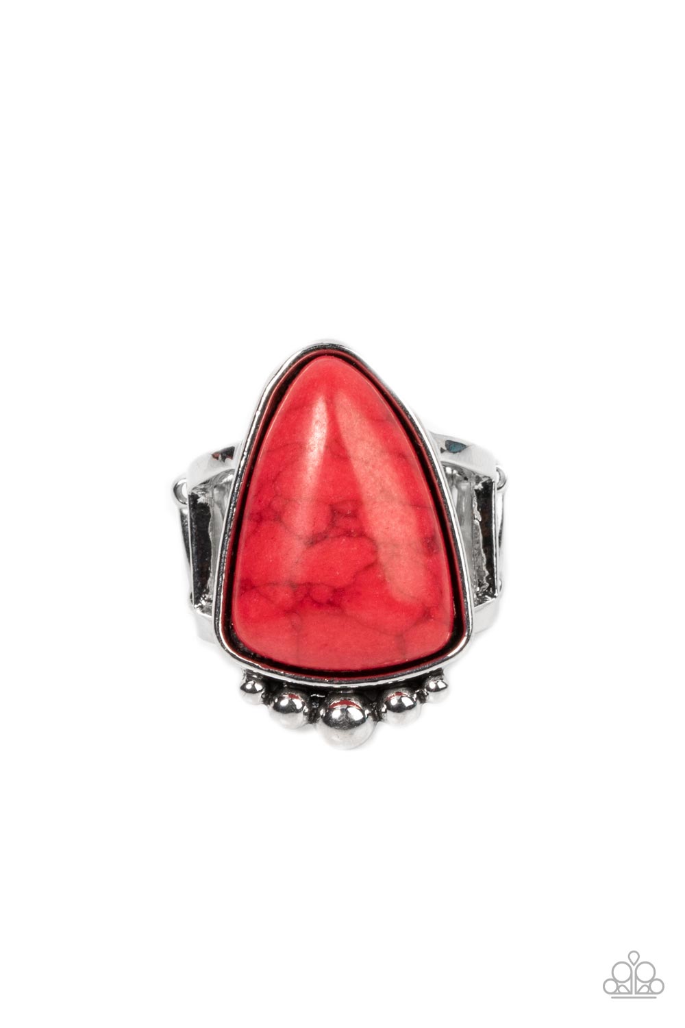 Authentically Adobe - red - Paparazzi ring