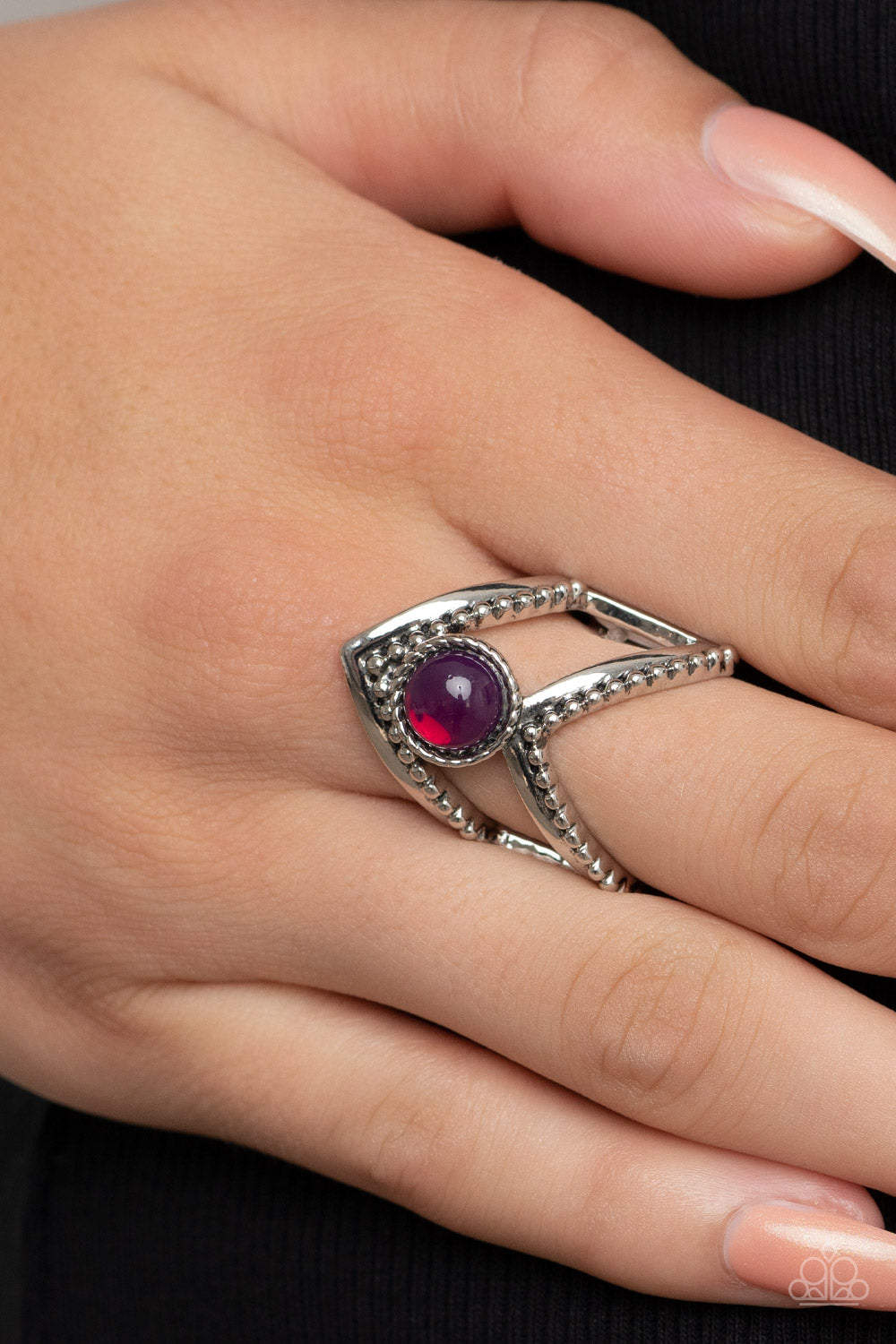 Axial Angle - purple - Paparazzi ring