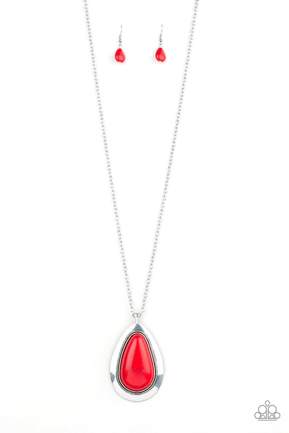 BADLAND To The Bone - red - Paparazzi necklace