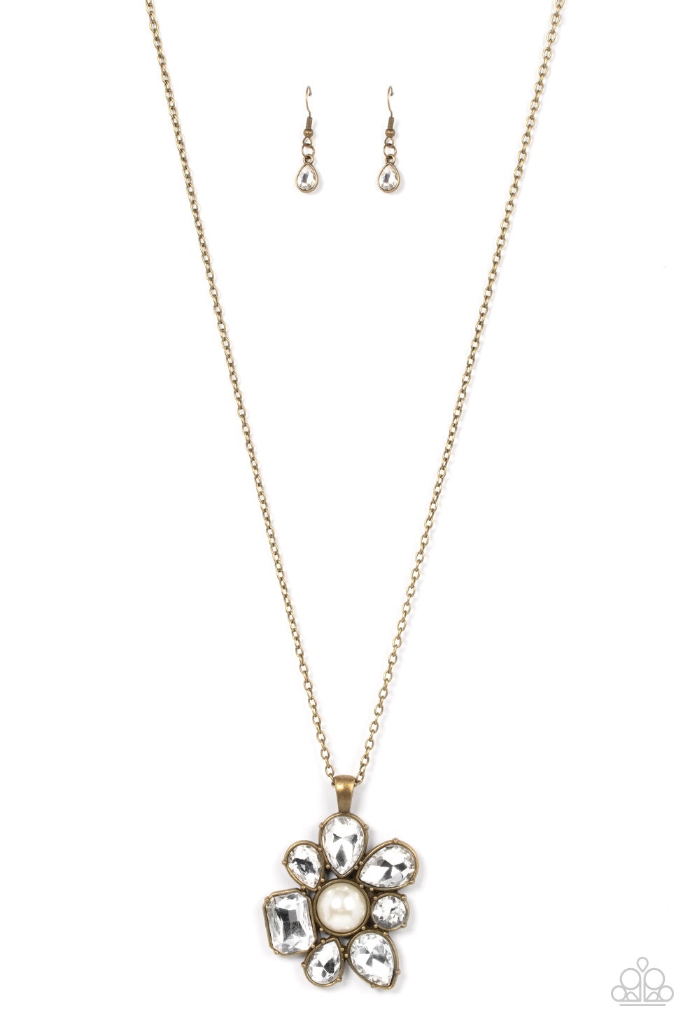 BLOOM Shaka-Laka - brass - Paparazzi necklace