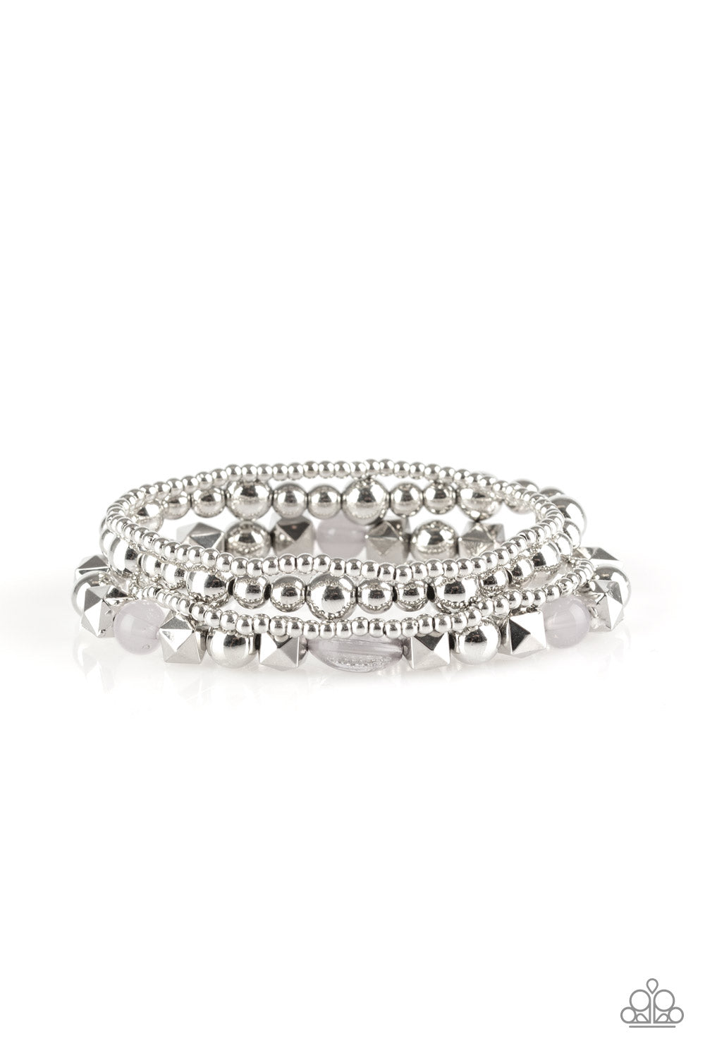 BABE-alicious - silver - Paparazzi bracelet