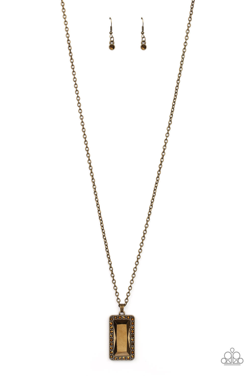 Bada Bling, Bada Boom - brass - Paparazzi necklace