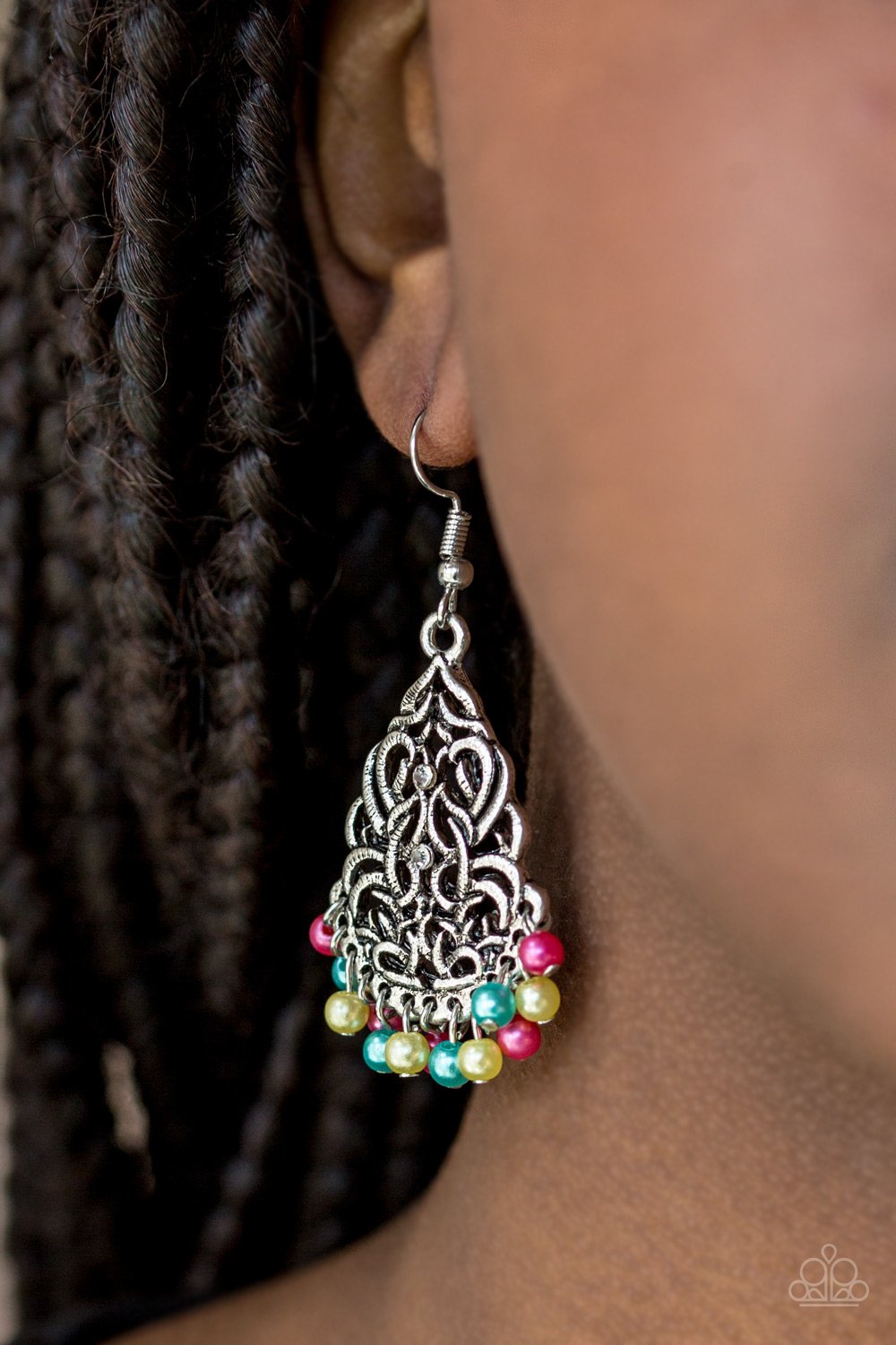 Barogue the Bank - multi - Paparazzi earrings