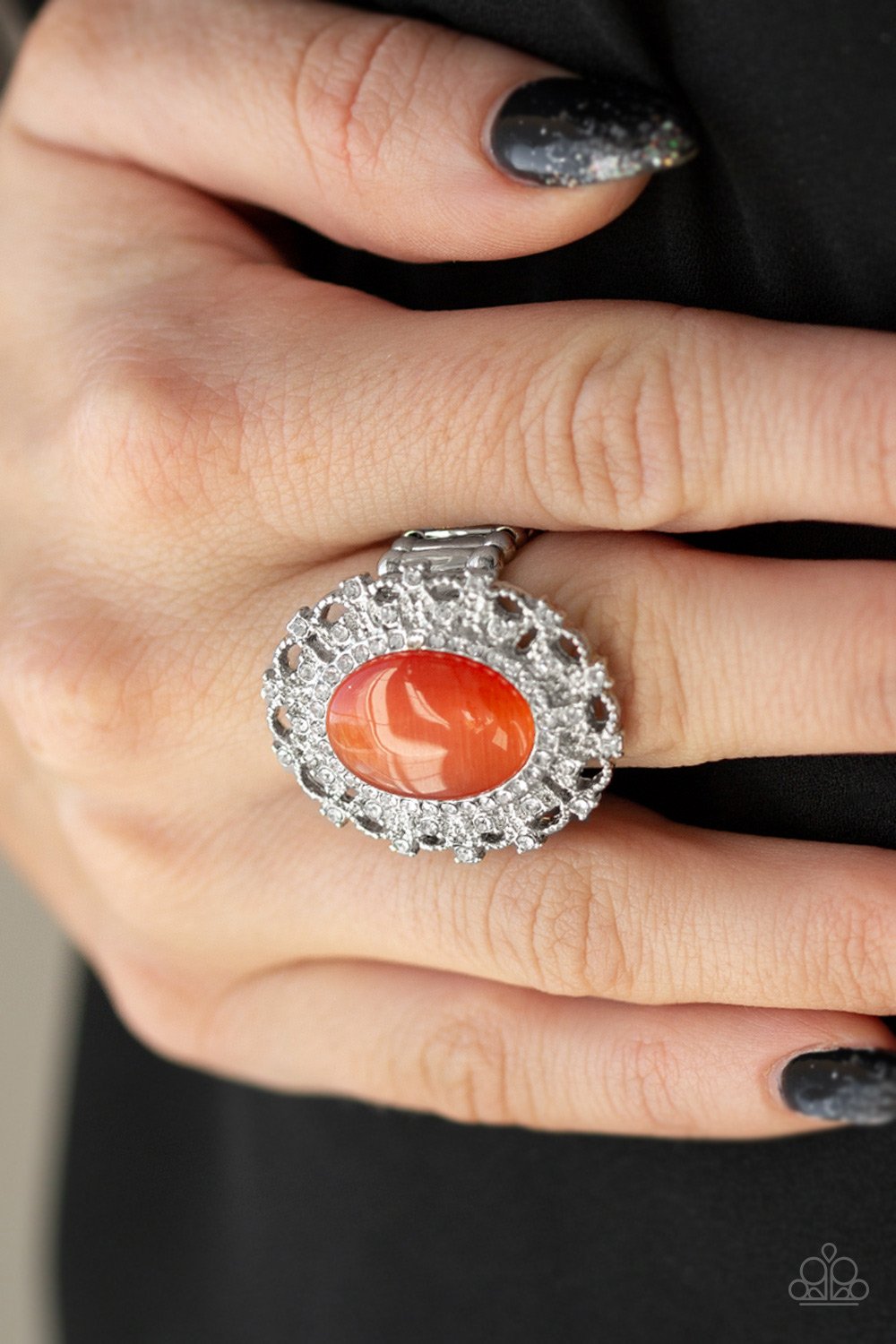 Baroque the Spell - orange - Paparazzi ring