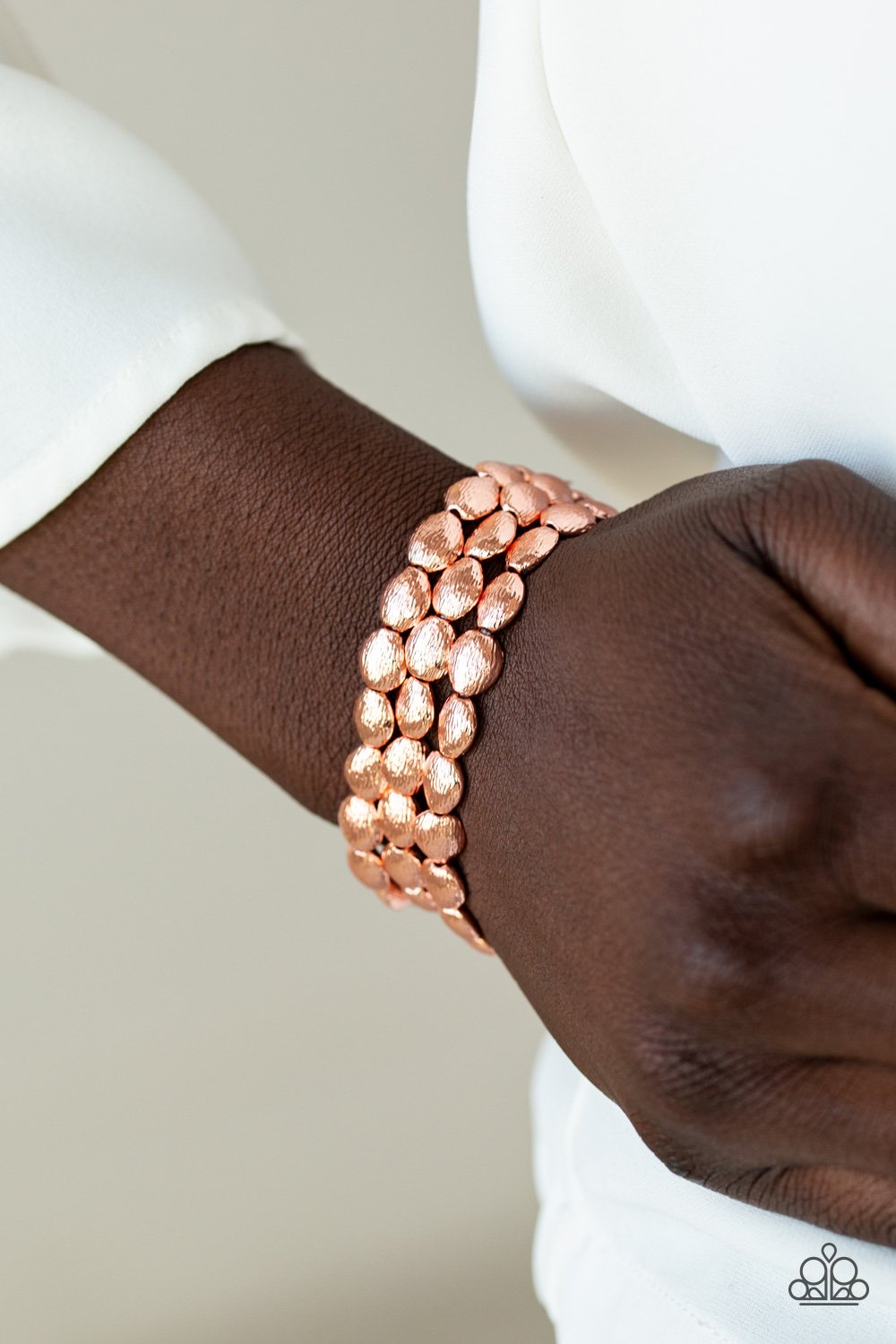 Basic Bliss-copper-Paparazzi bracelet