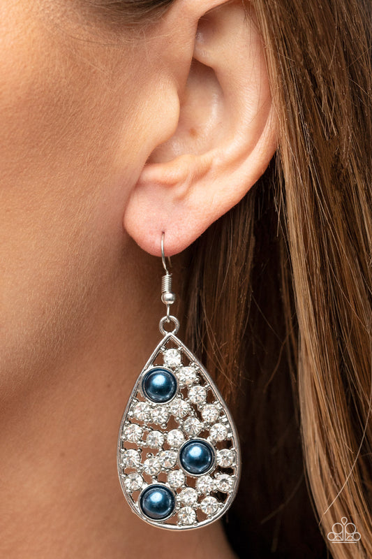 Bauble Burst - blue - Paparazzi earrings