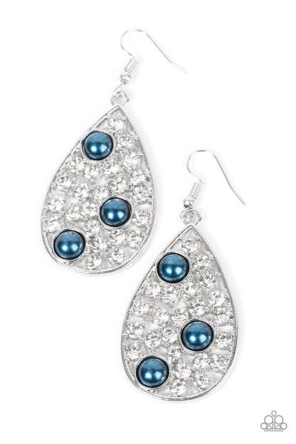 Bauble Burst - blue - Paparazzi earrings