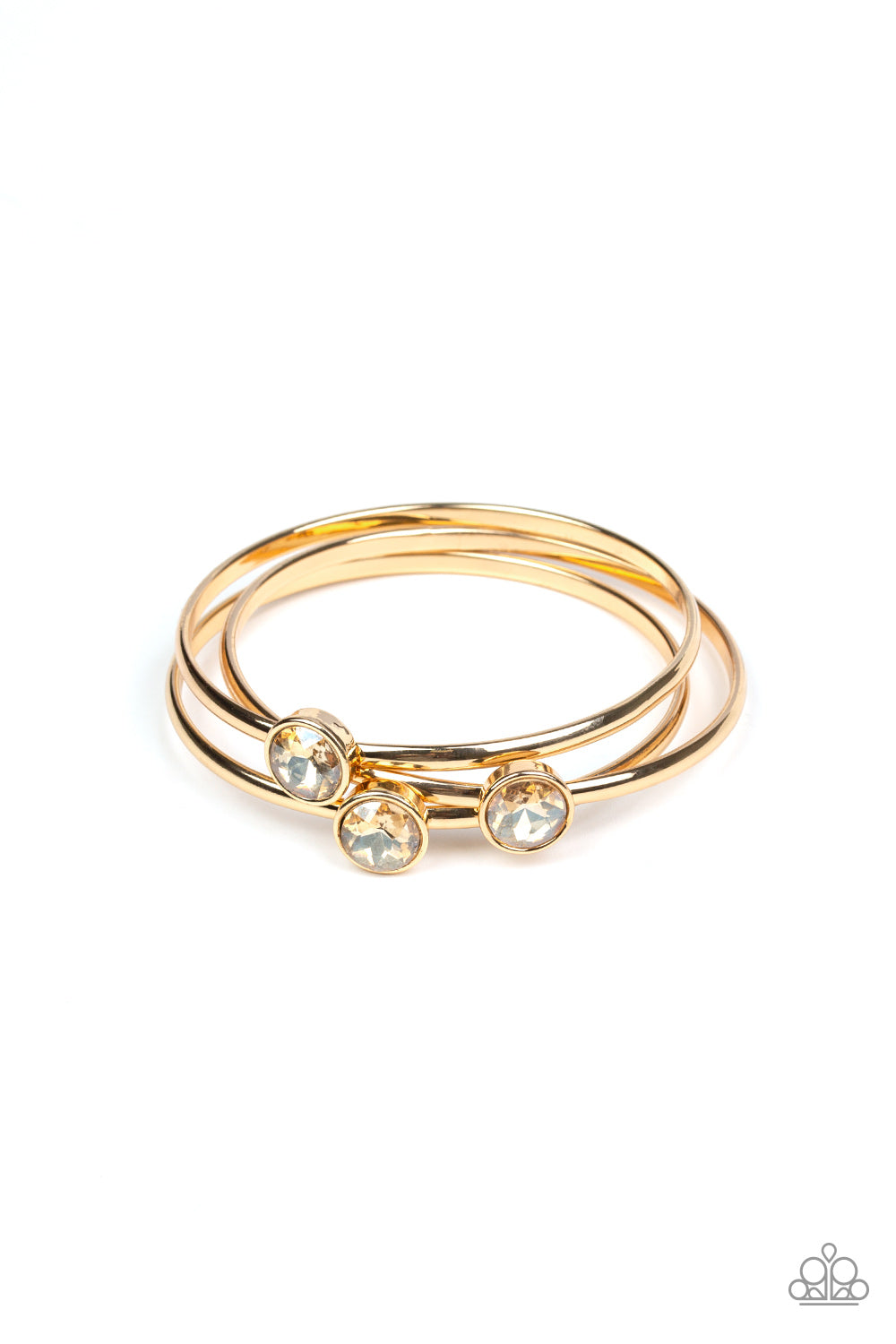 Be All You Can BEDAZZLE - gold - Paparazzi bracelet
