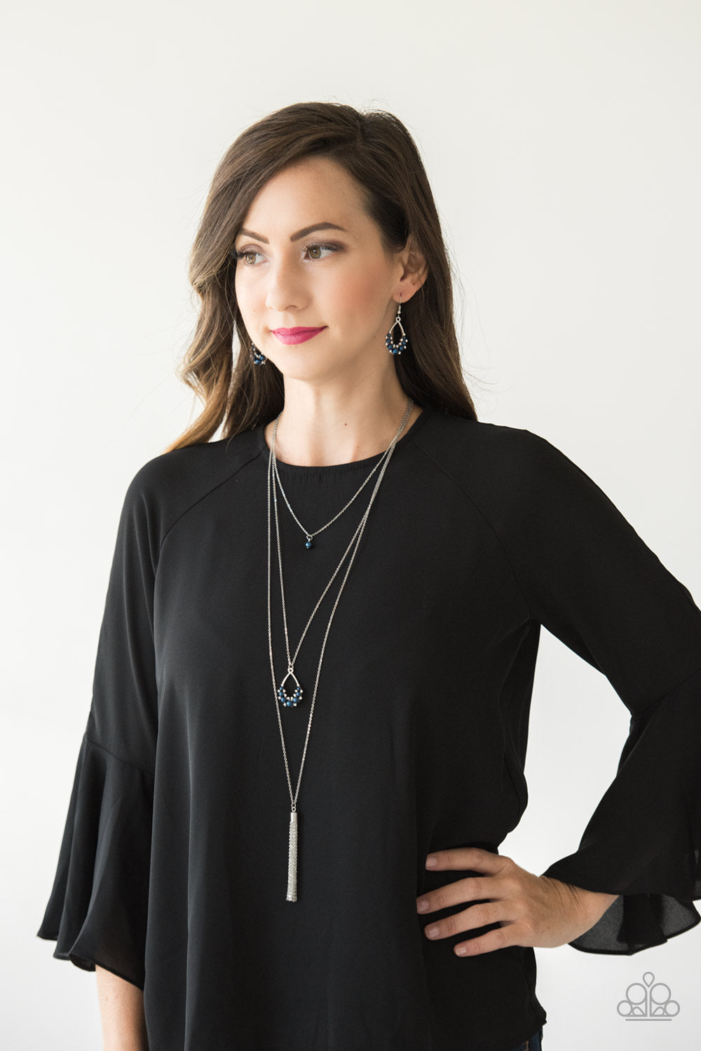 Be Fancy - blue - Paparazzi necklace