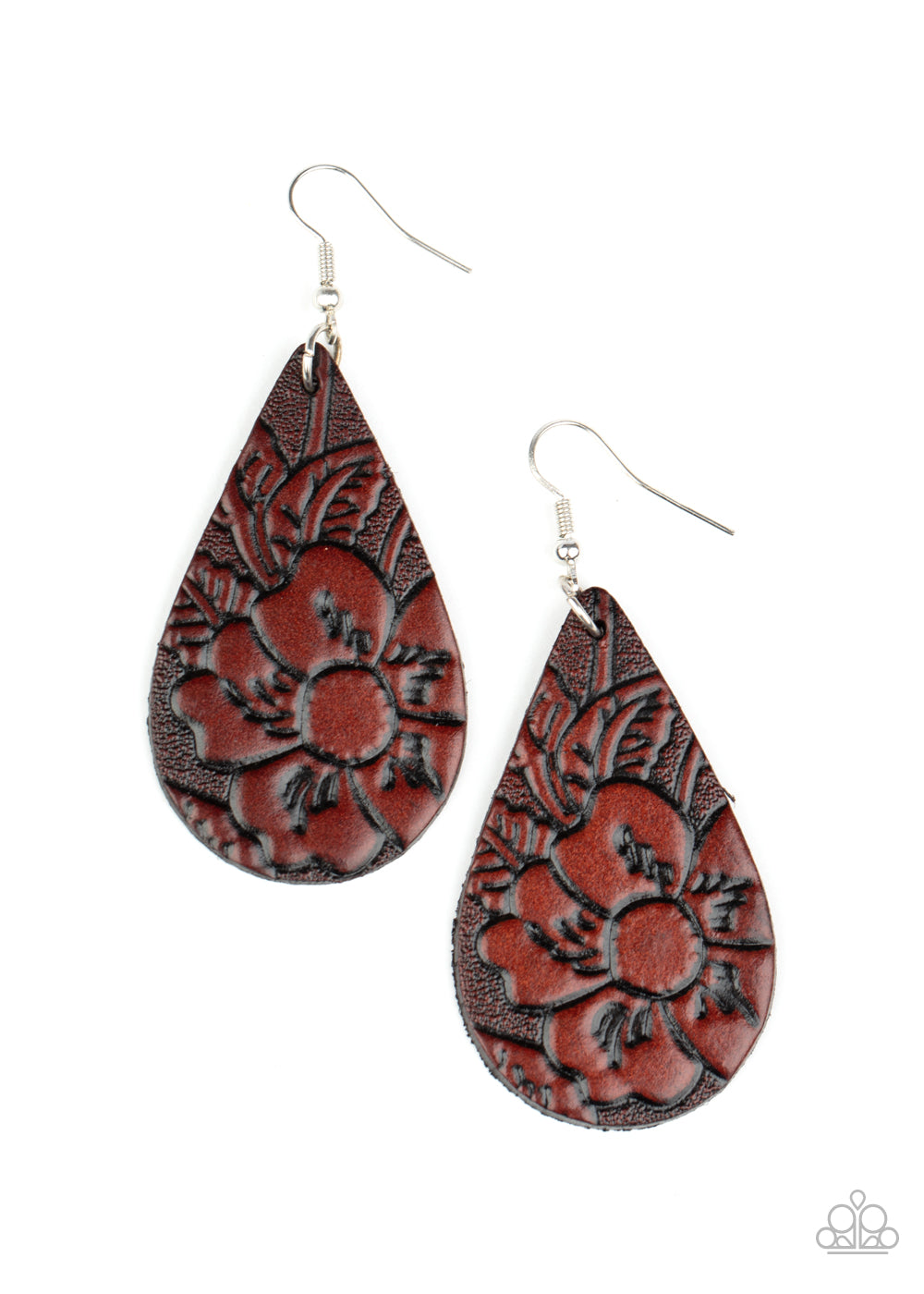 Beach Garden - brown - Paparazzi earrings