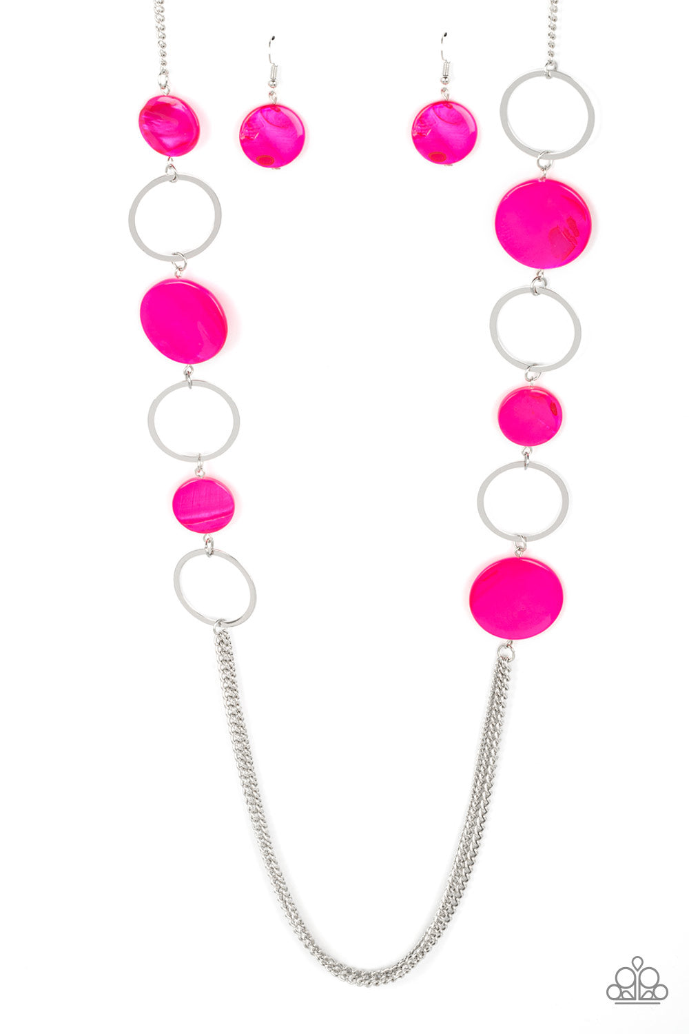 Beach Hub - pink - Paparazzi necklace