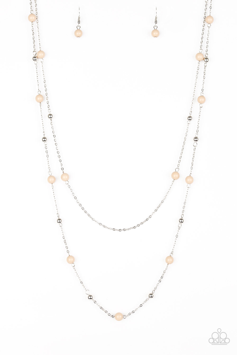 Beach Party Pageant - brown - Paparazzi necklace