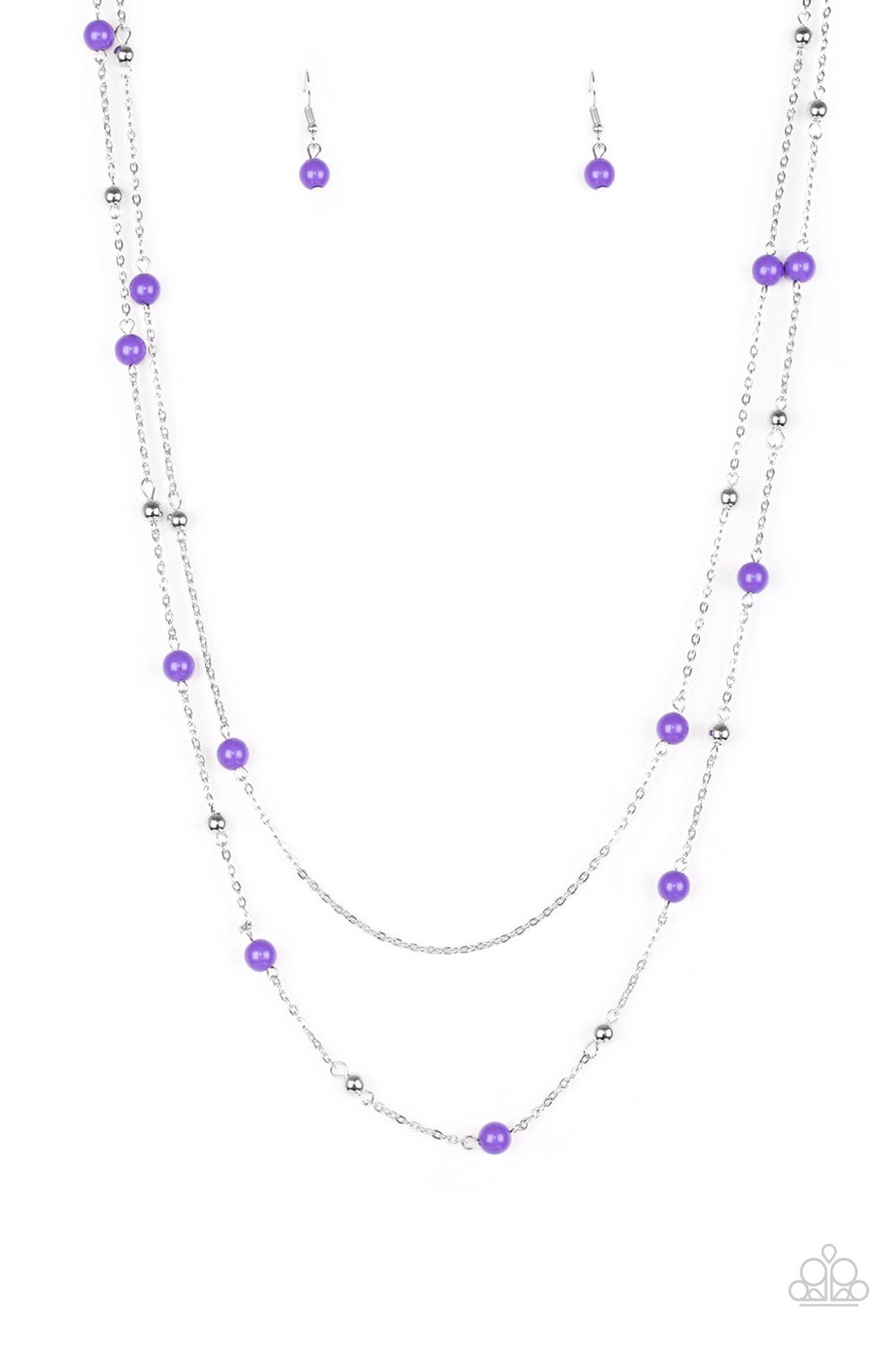 Beach Party Pageant - purple - Paparazzi necklace
