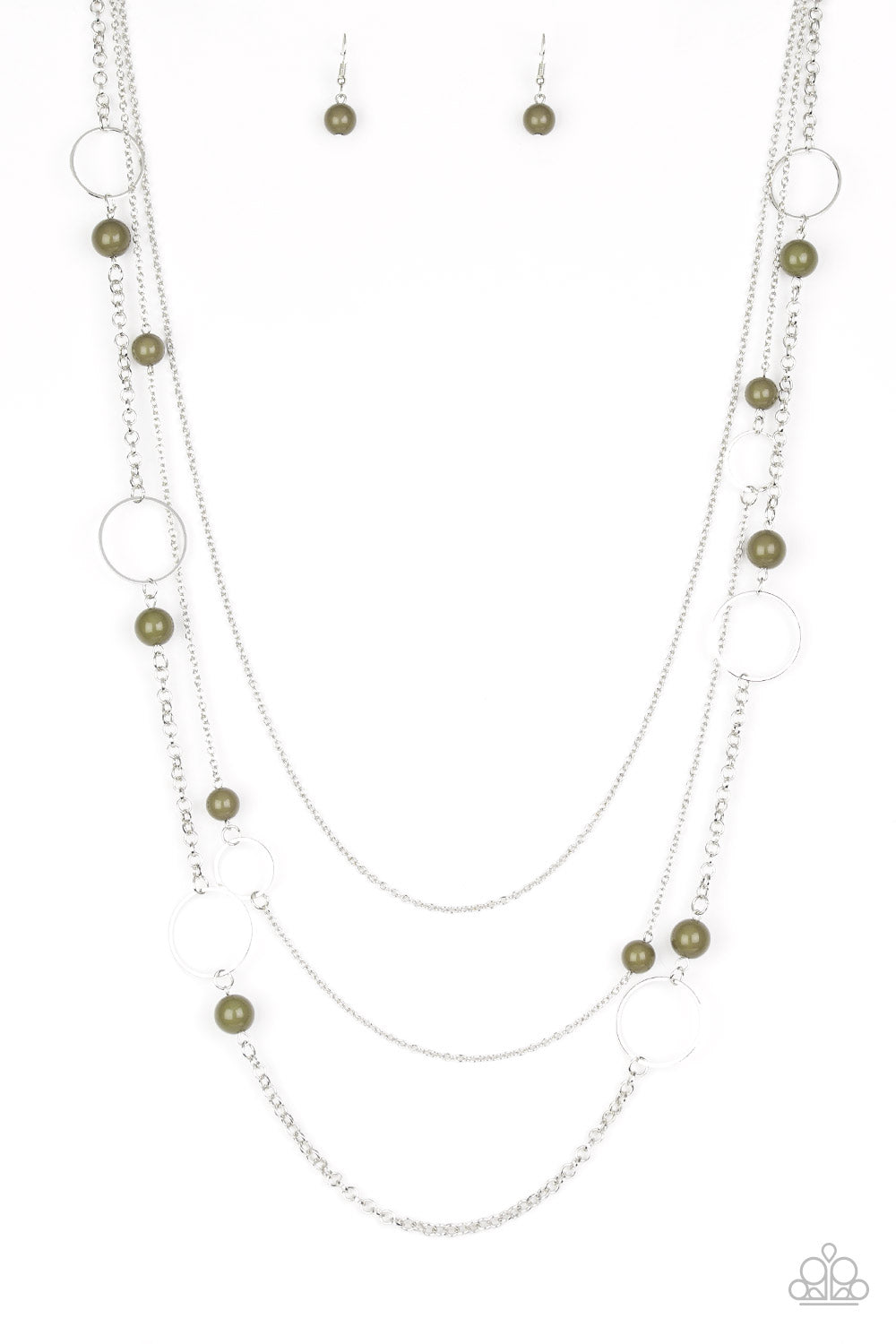 Beachside Babe - green - Paparazzi necklace